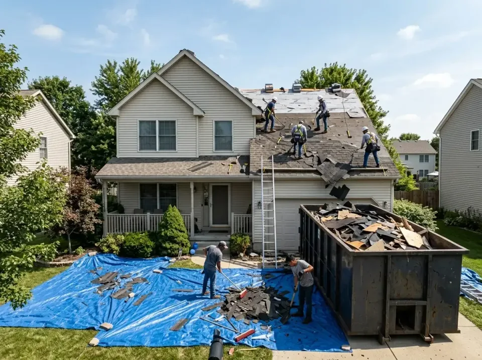 roof-replacement-debris-remova-004 — frequently asked questions, Cheapest Dumpster Rentals in Shreveport, LA